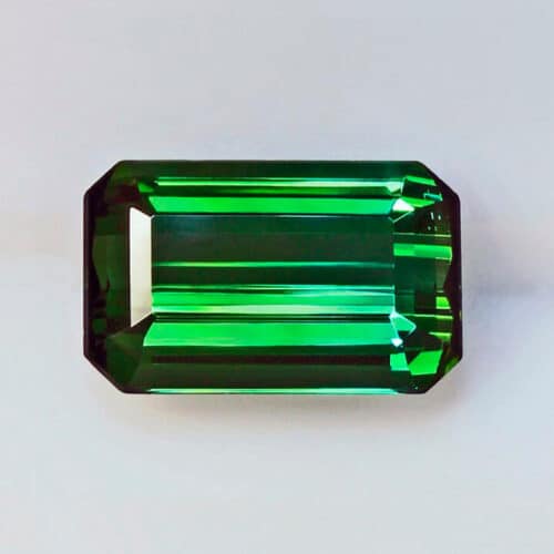 6.56ct Green Emerald cut Tourmaline